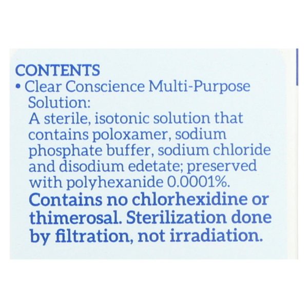 Clear Conscience Multi Purpose Contact Lens Solution - Travel Size - 3 oz - Image 3