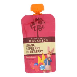 Peter Rabbit Organics Fruit Snacks - Raspberry Banana and Blueberry - Case of 10 - 4 oz.