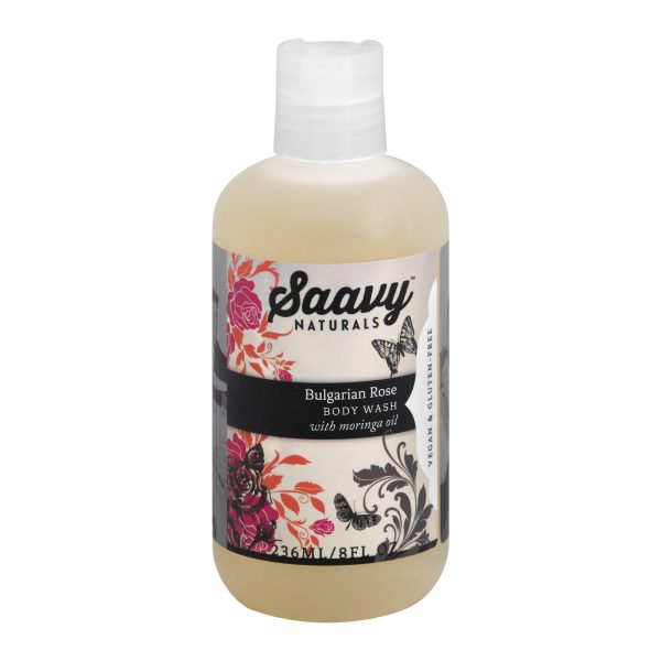 Saavy Naturals - Bdy Wsh Bulgarian Rose - EA of 1-8.5 FZ - Image 2