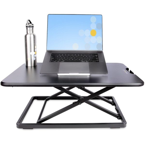 StarTech.com Standing Desk Converter for Laptop, Up to 8kg/17.6lb, Height Adjustable Laptop Riser, Table Top Sit Stand Desk Converter - Image 7