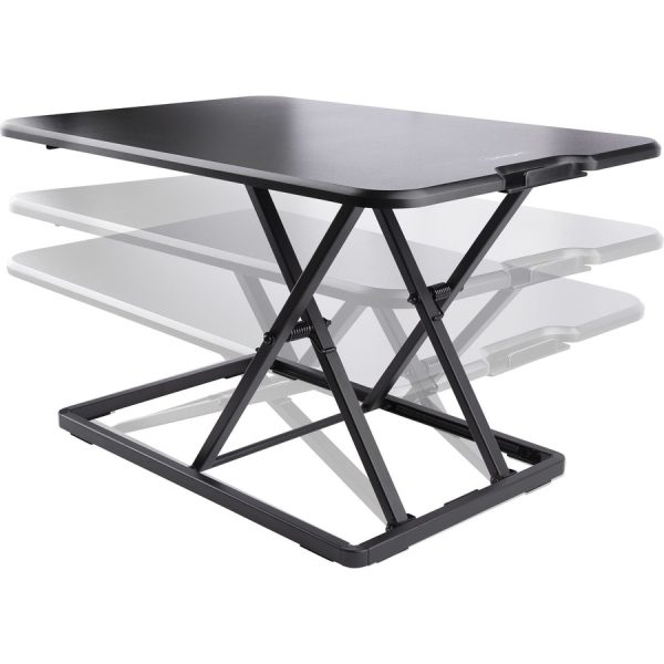 StarTech.com Standing Desk Converter for Laptop, Up to 8kg/17.6lb, Height Adjustable Laptop Riser, Table Top Sit Stand Desk Converter - Image 11