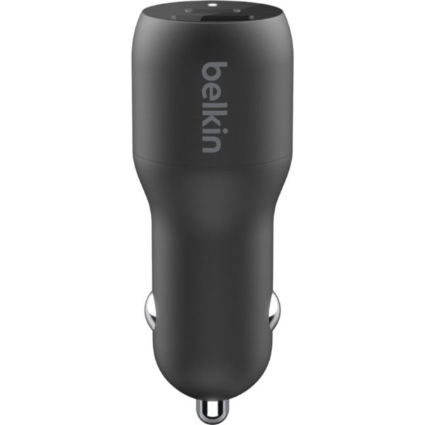 Belkin BoostCharge Dual Car Charger with PPS 37W (USB-C Cable with Lightning Connector included) - Image 3