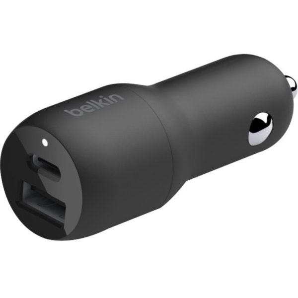 Belkin BoostCharge Dual Car Charger with PPS 37W (USB-C Cable with Lightning Connector included) - Image 4