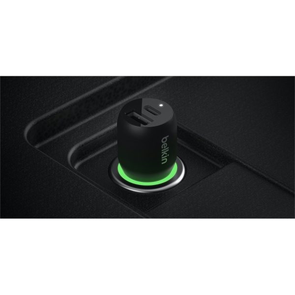 Belkin BoostCharge Dual Car Charger with PPS 37W (USB-C Cable with Lightning Connector included) - Image 6
