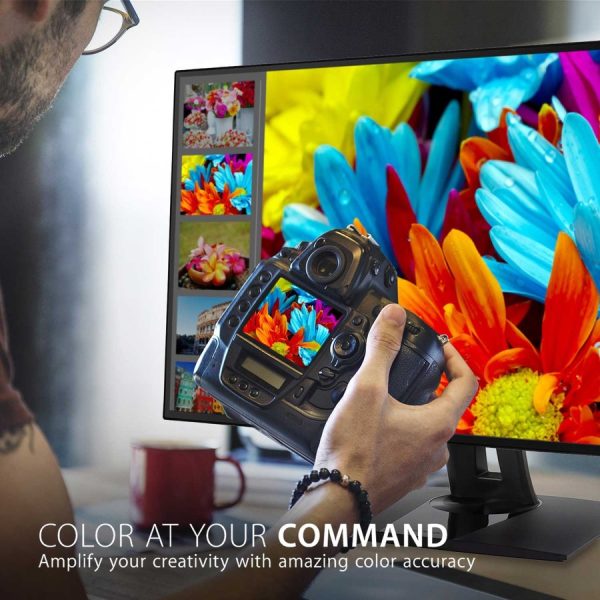 ViewSonic VP2768a-4K 27 Inch 4K UHD IPS Monitor with Advanced Ergonomics, ColorPro 100% sRGB Rec 709, 14-bit 3D LUT, Eye Care, 90W USB C, RJ45, HDR10 - Image 2