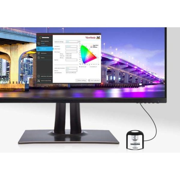 ViewSonic VP2768a-4K 27 Inch 4K UHD IPS Monitor with Advanced Ergonomics, ColorPro 100% sRGB Rec 709, 14-bit 3D LUT, Eye Care, 90W USB C, RJ45, HDR10 - Image 6