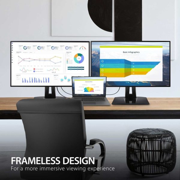 ViewSonic VP2768a-4K 27 Inch 4K UHD IPS Monitor with Advanced Ergonomics, ColorPro 100% sRGB Rec 709, 14-bit 3D LUT, Eye Care, 90W USB C, RJ45, HDR10 - Image 10