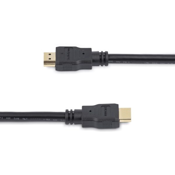 StarTech.com 8ft/2.4m HDMI Cable, 4K High Speed HDMI Cable with Ethernet, Ultra HD 4K 30Hz Video, HDMI 1.4 Cable, HDMI Monitor Cord, Black - Image 2