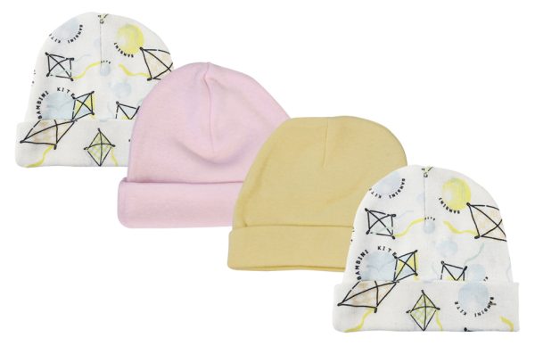 Baby Girls Caps (pack Of 4) Nc_0351