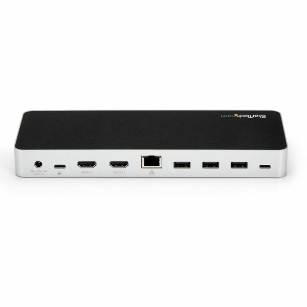 StarTech.com Dual Monitor USB C Docking Station w/ 60W Power Delivery - USB 3.1 Gen 1 Type C to HDMI or DVI - 5x USB - Windows Laptop Dock - Image 4