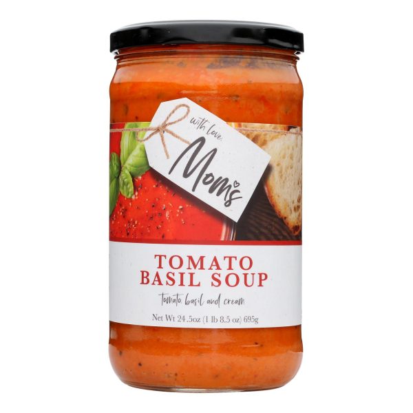 Mom's Tomato Basil Soup  - Case of 6 - 24.5 OZ - Image 2