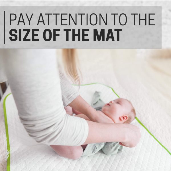Portable Changing Pad for Home & Travel   Biggest Reusable Waterproof Changing Mat Extra Large Size 25.5”x31.5”   Reinforced Double Seams   Change Diaper On The Go   Unisex Boys & Girls   Storage Bag - Image 2
