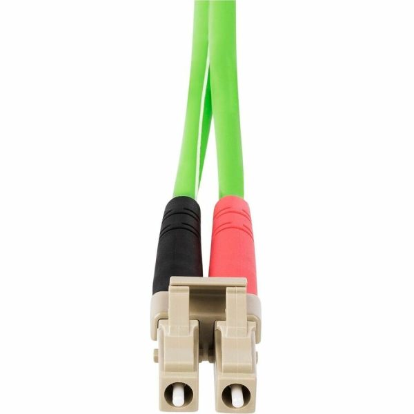 StarTech.com 5m (16.4ft) LC to LC (UPC) OM5 Multimode Fiber Optic Cable, 50/125µm Duplex Zipcord, 40G/100G, LSZH Fiber Jumper Cord - Image 4
