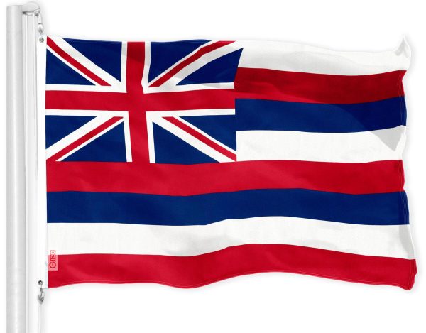 Hawaii State Flag 150D Printed Polyester 3x5 Ft