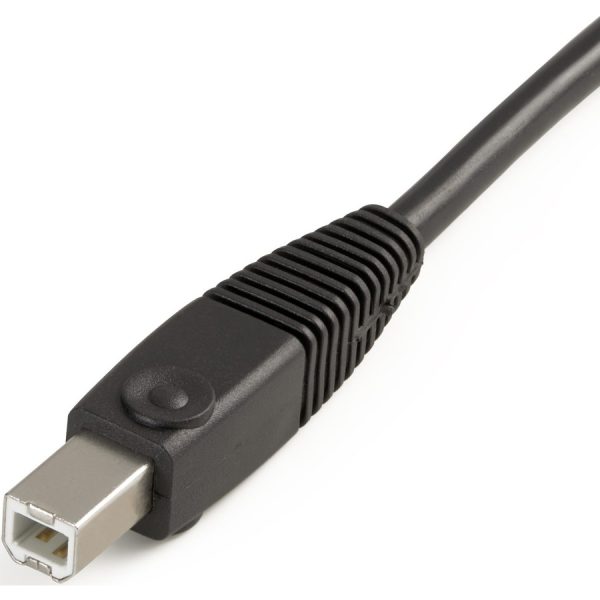 StarTech.com 4-in-1 USB DVI KVM Cable - Keyboard / video / mouse / audio extender - 4 pin USB Type A, mini-phone stereo 3.5 mm , DVI-I - mini-phone stereo 3.5 mm , 4 pin USB Type B, DVI-I - 3 m - Image 7