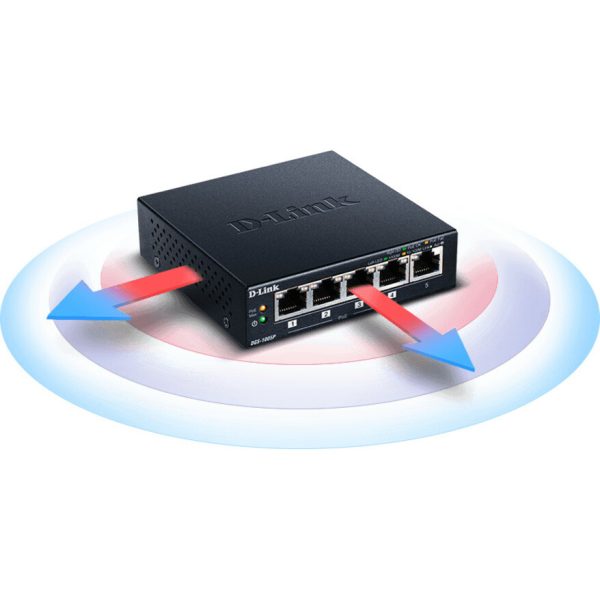D-Link 5-Port Desktop Gigabit PoE+ Switch - Image 5