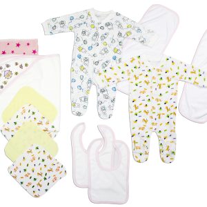 Newborn Baby Girls 12 Pc  Baby Shower Gift Set Ls_0108