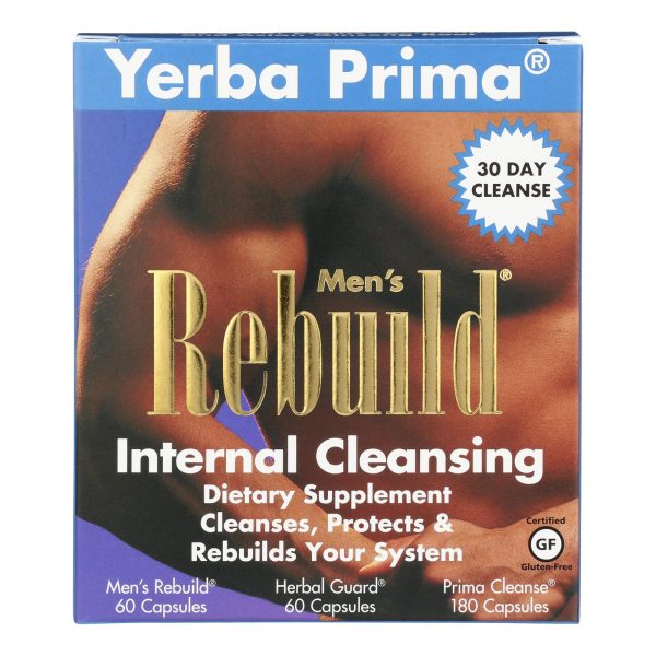 Yerba Prima Men's Rebuild Internal Cleansing - 1 Kit - Image 2