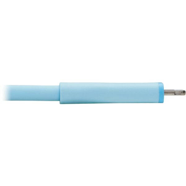 Eaton Tripp Lite Series Safe-IT USB-C to Lightning Sync/Charge Antibacterial Cable, Ultra Flexible, MFi Certified - USB 2.0 (M/M), Light Blue, 6 ft. (1.83 m) - Image 4