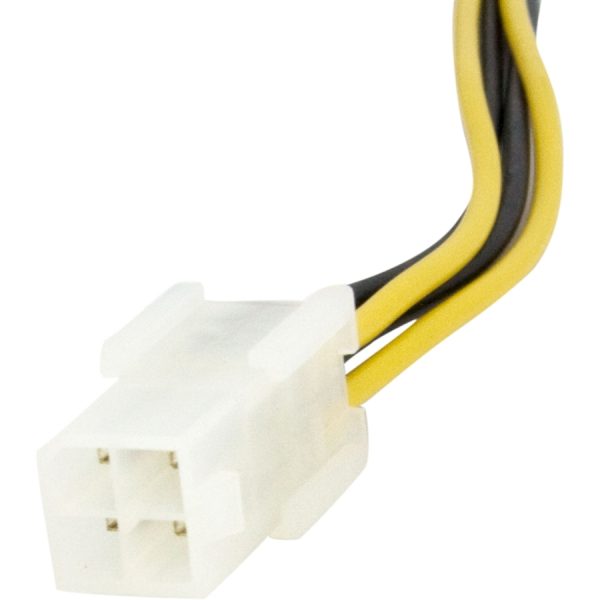 StarTech.com 6in 4 Pin to 8 Pin EPS Power Adapter with LP4 - F/M - Image 2