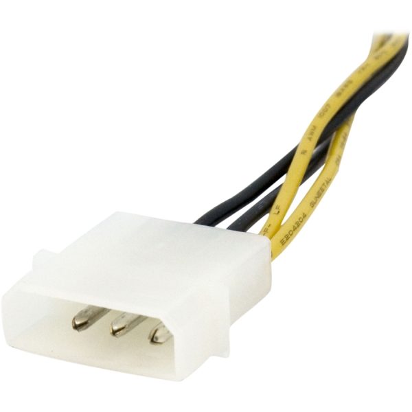 StarTech.com 6in 4 Pin to 8 Pin EPS Power Adapter with LP4 - F/M - Image 3