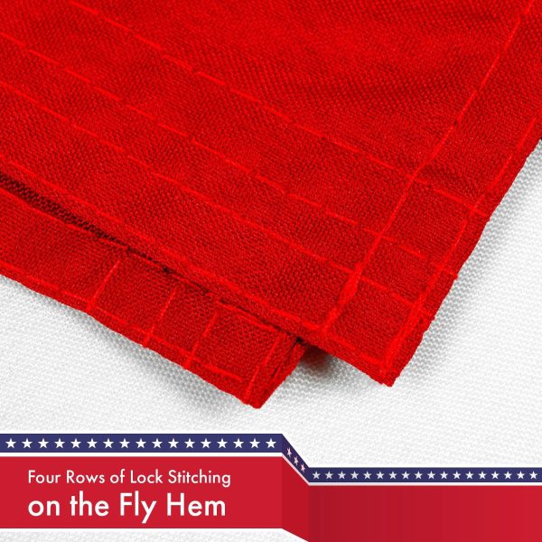 G128 2 Pack: American USA Flag | 2x3 Ft | LiteWeave Pro Series Printed 150D Polyester | Country Flag, Indoor/Outdoor, Vibrant Colors, Brass Grommets, Thicker and More Durable Than 100D 75D Polyester - Image 5