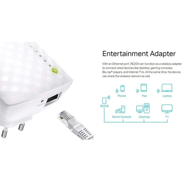 TP-Link RE200 - Dual Band IEEE 802.11ac Wireless Range Extender - Image 6