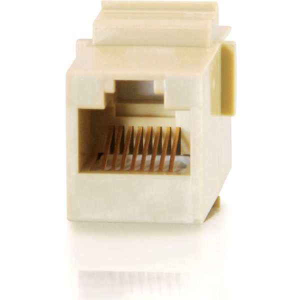 C2G RJ45 (8P8C) Coupler Keystone Insert Module - Ivory - Image 4