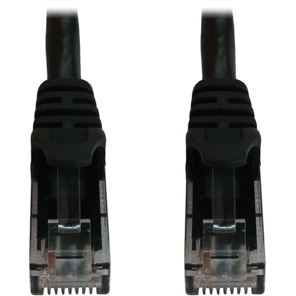 Eaton Tripp Lite Series Cat6a 10G Snagless Molded UTP Ethernet Cable (RJ45 M/M), PoE, Black, 15 ft. (4.6 m) - Image 2