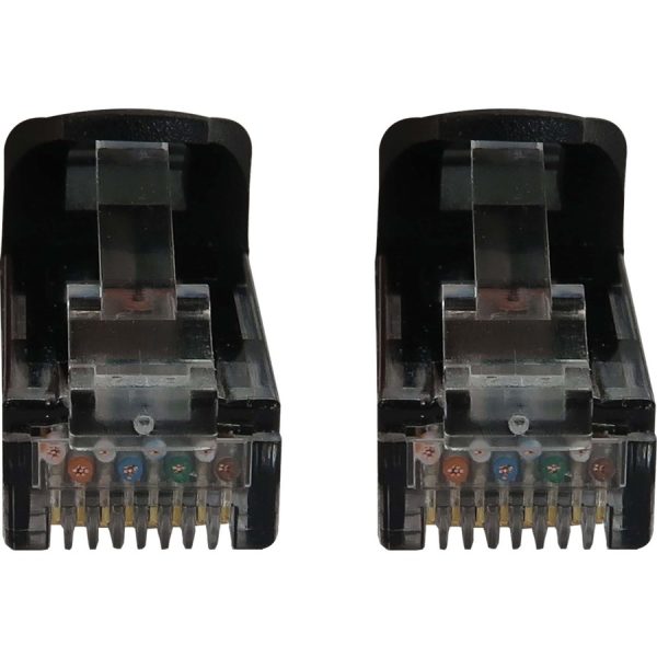 Eaton Tripp Lite Series Cat6a 10G Snagless Molded UTP Ethernet Cable (RJ45 M/M), PoE, Black, 15 ft. (4.6 m) - Image 3