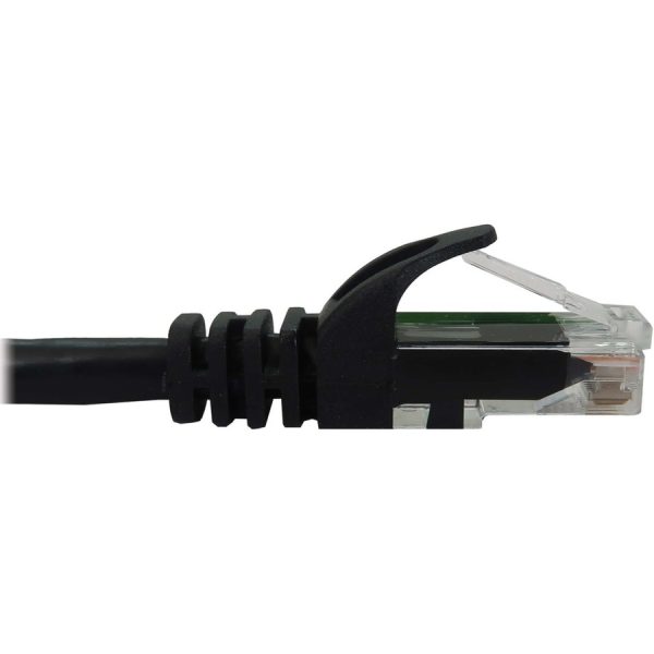 Eaton Tripp Lite Series Cat6a 10G Snagless Molded UTP Ethernet Cable (RJ45 M/M), PoE, Black, 15 ft. (4.6 m) - Image 4