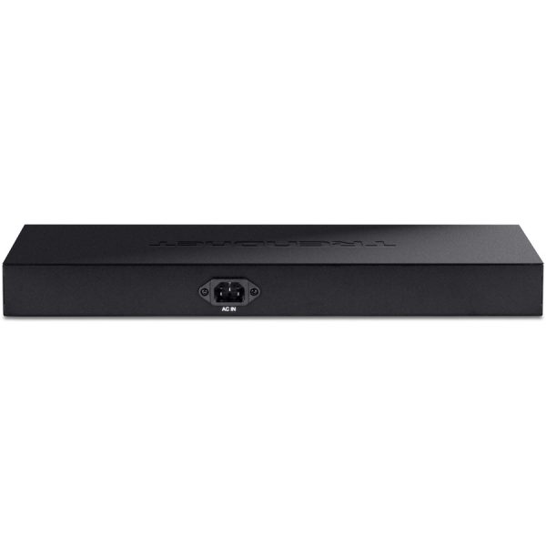 TRENDnet 16-Port Gigabit PoE+ Switch, 16 x Gigabit PoE+ Ports, 246W PoE Power Budget, 32 Gbps Switching Capacity, Desktop Switch, Ethernet Network Switch, Metal, Lifetime Protection, Black, TPE-TG160g - Image 4