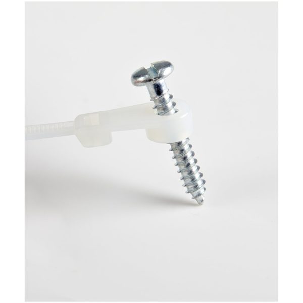 StarTech.com 6"(15cm) Cable Ties with Mounting Hole, 1-1/2"(40mm) Dia, 40lb(18kg) Tensile Strength, Nylon Zip Ties, UL Listed, 100 Pack - Image 5