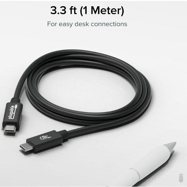 Plugable USB4 Cable with 240W Charging, 3.3 Feet (1M), USB-IF Certified - Image 6