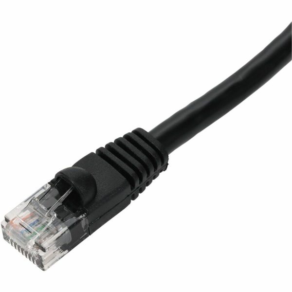 AddOn 7ft Black CAT 6 PVC Ethernet Cable Snagless Bubble Boot RJ-45 M/M - Image 2