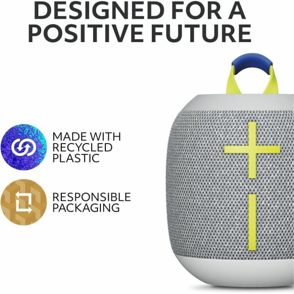 Ultimate Ears WONDERBOOM 4 Portable Waterproof Bluetooth Speaker With Big Bass and 360-Degree Sound, Dustproof Floating Speaker With 131ft (40m) Range, Gray - Image 6