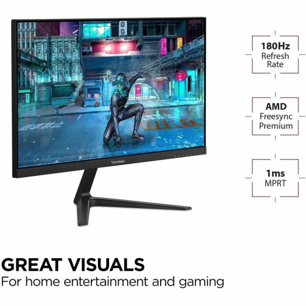 ViewSonic VX2718-P-MHD 27 Inch 1080p 1ms 180Hz Gaming Monitor with FreeSync, Eye Care, HDMI and DisplayPort - Image 2