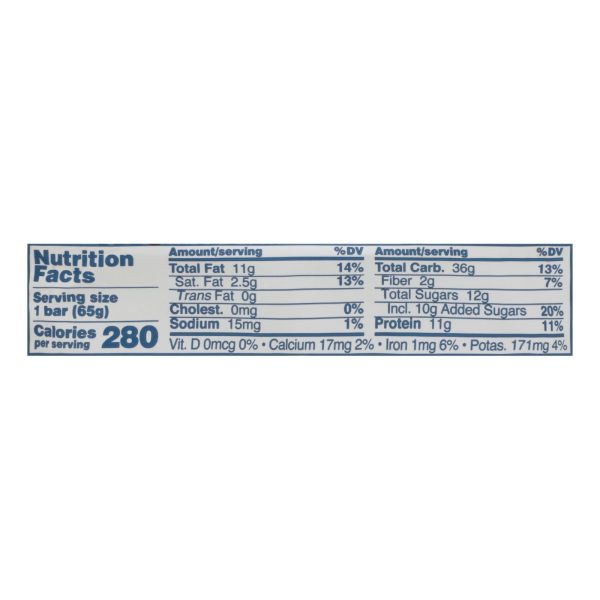 GoMacro Organic Macrobar - Peanut Protein - 2.3 oz Bars - Case of 12 - Image 3