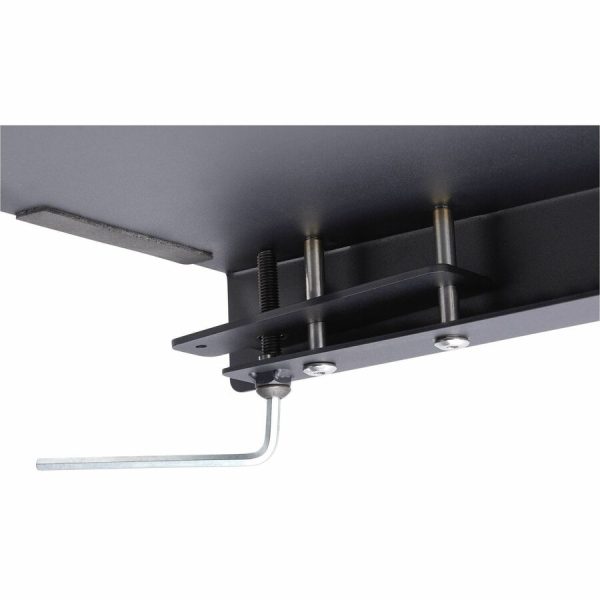 StarTech.com Steel Desk Corner Sleeve, For L-Shaped/Corner Desk, Up to 1.5in (38.1mm) Thick, Increase Space for Keyboard/Mouse, Desk Tray - Image 2