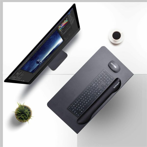 StarTech.com Steel Desk Corner Sleeve, For L-Shaped/Corner Desk, Up to 1.5in (38.1mm) Thick, Increase Space for Keyboard/Mouse, Desk Tray - Image 4
