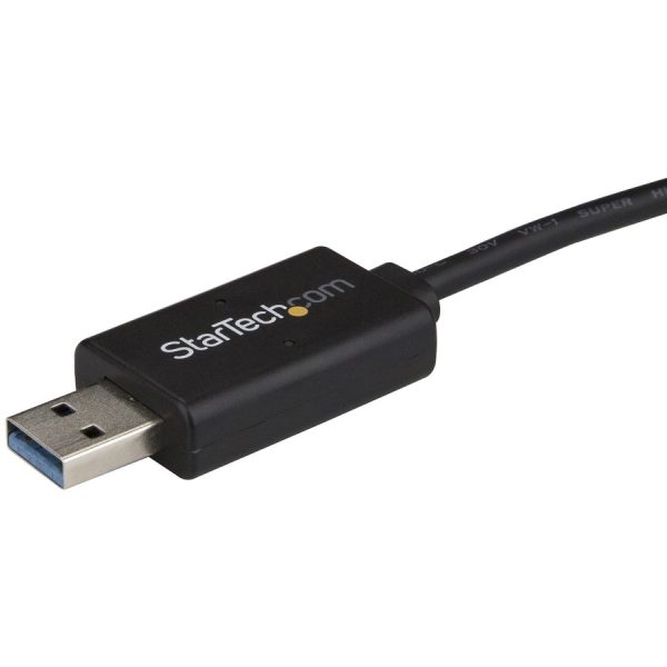 StarTech.com USB C to USB 3.0 Data Transfer Cable - Mac / Windows - Windows Easy Transfer Cable - Mac Data Transfer - 2m (6ft) - Image 2