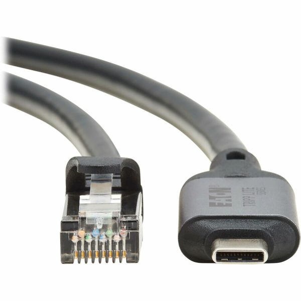 Eaton Tripp Lite Series USB-C to RJ45 Gigabit Ethernet Cable (M/M) - USB 3.2 Gen 1, 5 m (16.5 ft.) - Image 3