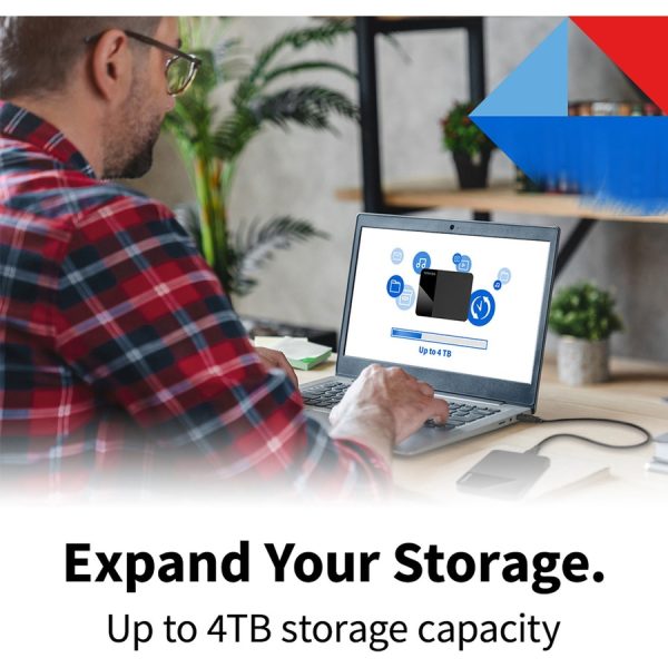 Toshiba Canvio Ready HDTP310XK3AA 1 TB Portable Hard Drive - External - Black - Image 3