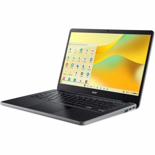 Acer Chromebook 314 C936 C936-C84C 14" Chromebook - Full HD - Intel N100 - 4 GB - 64 GB Flash Memory - English (US) Keyboard - Black - Image 3