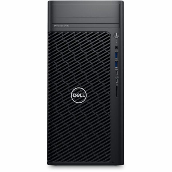 Dell Precision 3000 3680 Workstation - Core i5 14th Gen i5-14500 - vPro Technology - 16 GB - 512 GB SSD - Tower - Black - Image 3