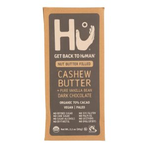 Hu - Dark Chocolate Bar Cashew Butter Vanilla - Case of 12-2.1 OZ