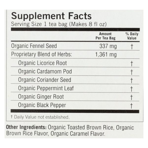 Yogi Organic Stomach Ease Herbal Tea - 16 Tea Bags - Case of 6 - Image 2