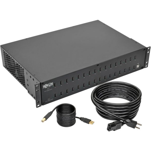 Eaton Tripp Lite Series 32-Port USB Charging Station with Syncing, 5V 80A (400W) USB Charger Output, 2U Rack-Mount - Image 3