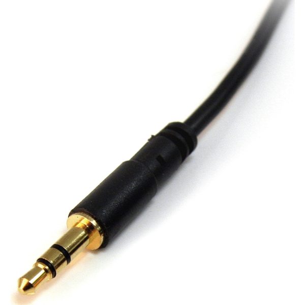 StarTech.com 15 ft Slim 3.5mm Stereo Audio Cable - M/M - Image 2