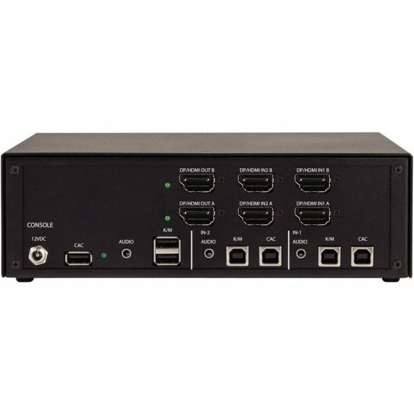 Black Box Secure NIAP 4.0 Certified KVM Switch - FlexPort HDMI/DisplayPortAudio, USB, CAC Support - Image 3